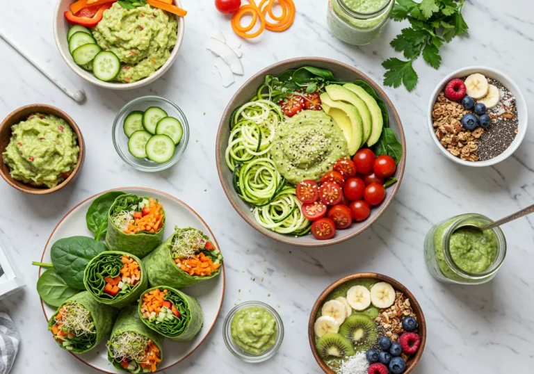 Fresh & Vibrant: 5 No-Cook Raw Vegan Recipes That Energize