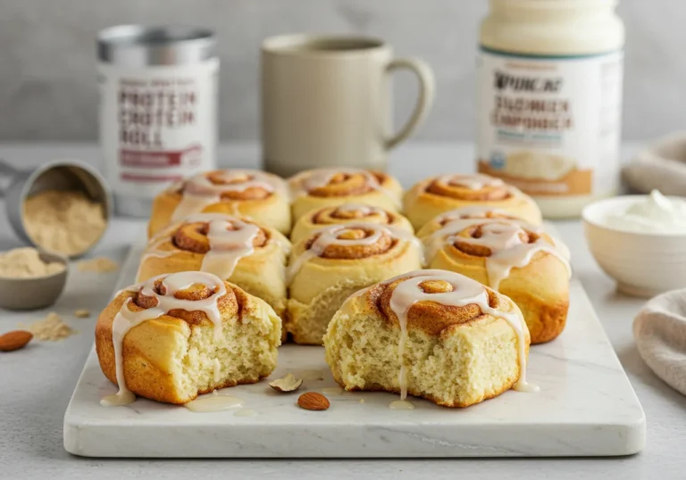 High Protein Cinnamon Roll